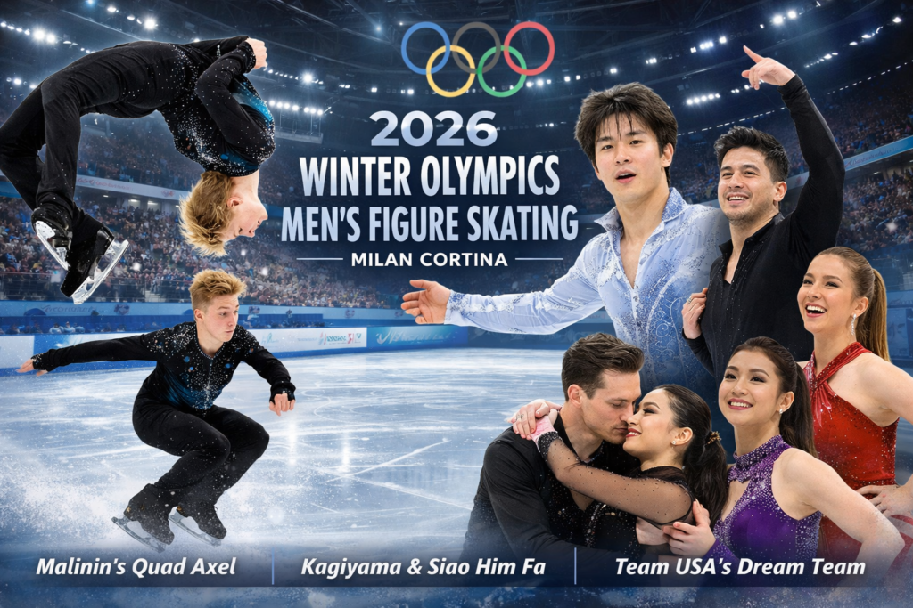 Ilia Malinin performs backflip and quad axel at 2026 Winter Olympics men's figure skating in Milan Cortina