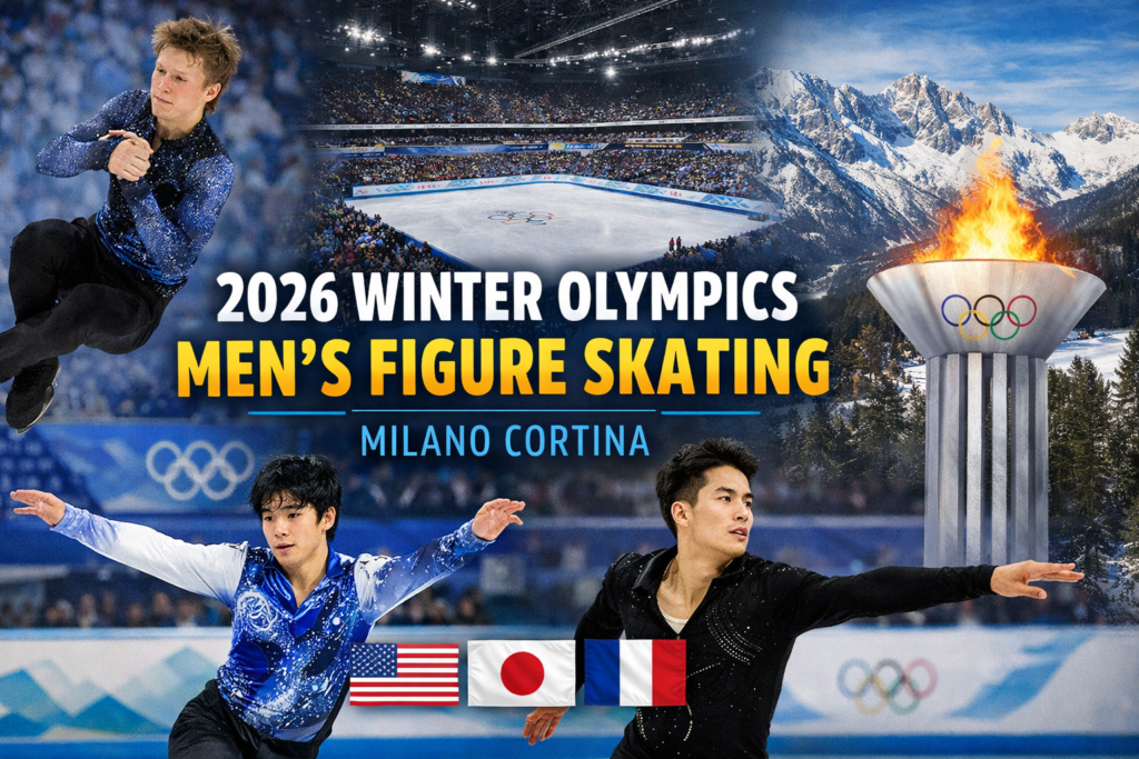 2026 Winter Olympics men's figure skating free skate final in Milano Cortina