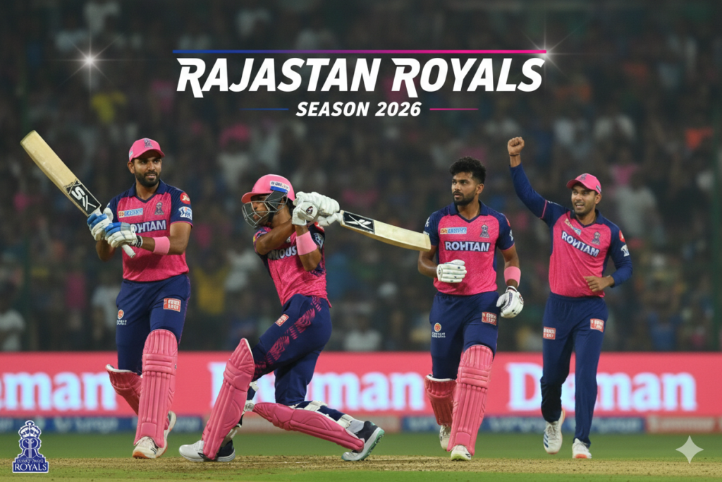 Rajasthan Royals Squad 2026 featured image with Jaiswal, Hetmyer, Jadeja and Archer