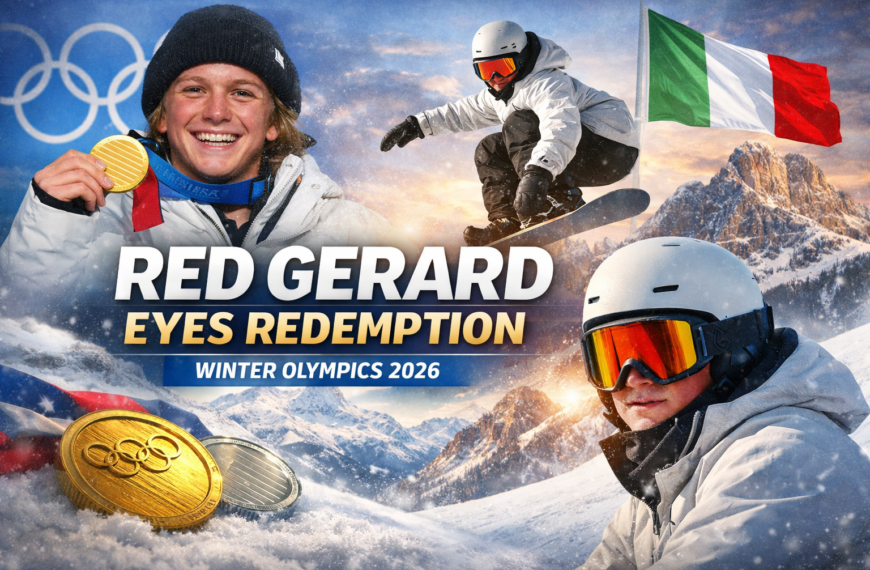 Red Gerard Winter Olympics 2026 Italy