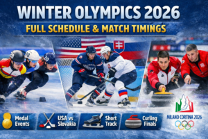 Winter Olympics 2026 Full Schedule & Match Timings