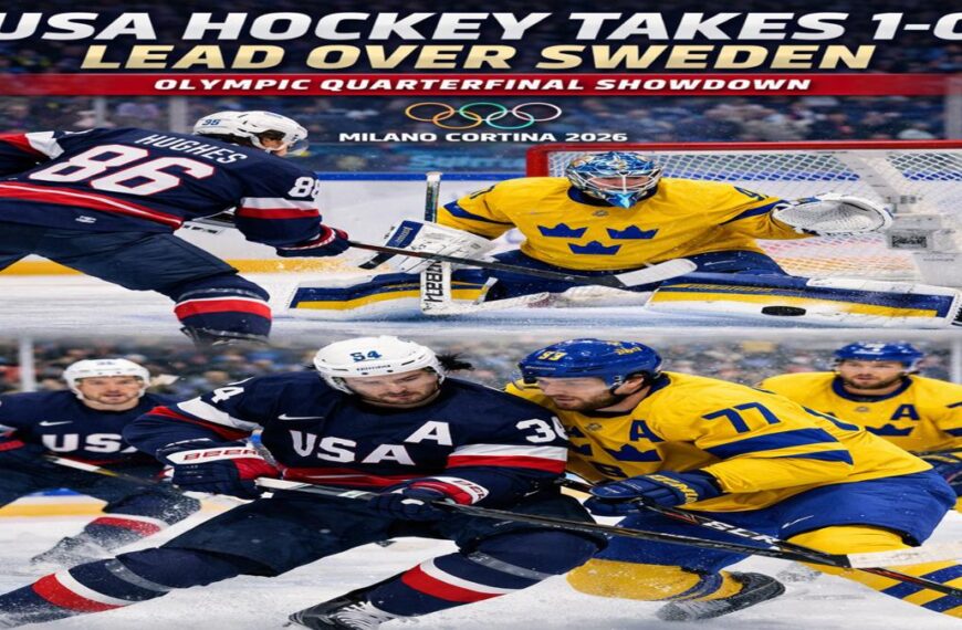USA Hockey Leads Sweden 1-0&hellip;
