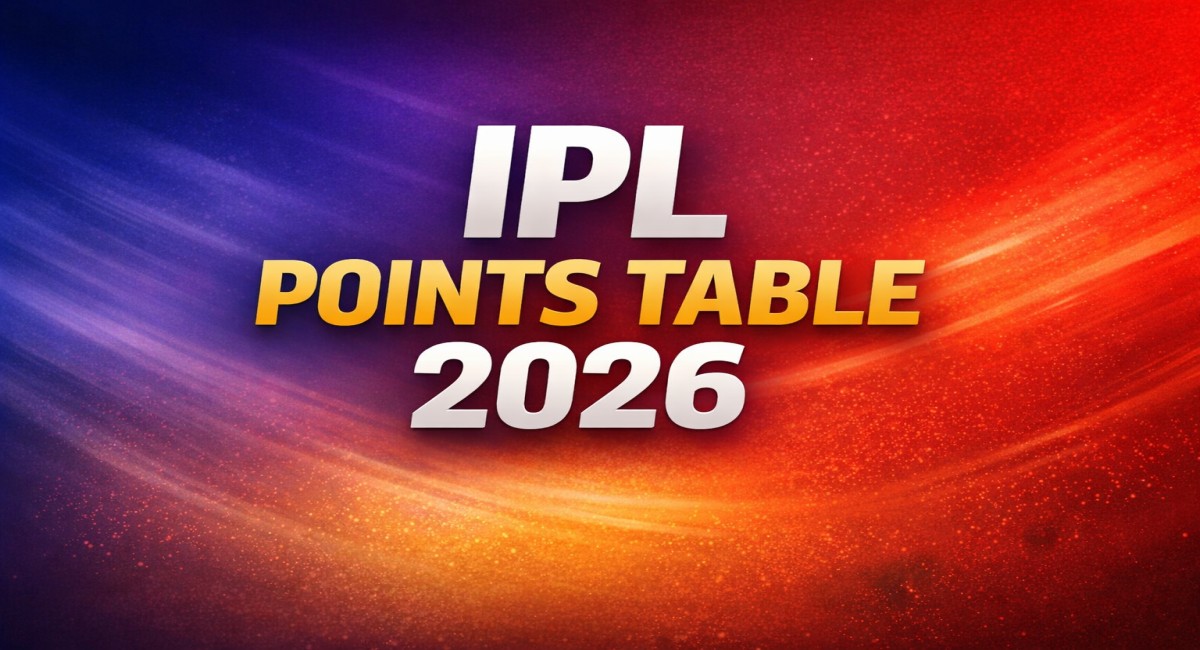IPL 2026 Points Table – Latest Standings, Team Rankings & NRR Update