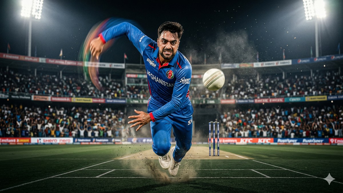 Rashid Khan Bowling Action – Afghanistan Spin Legend