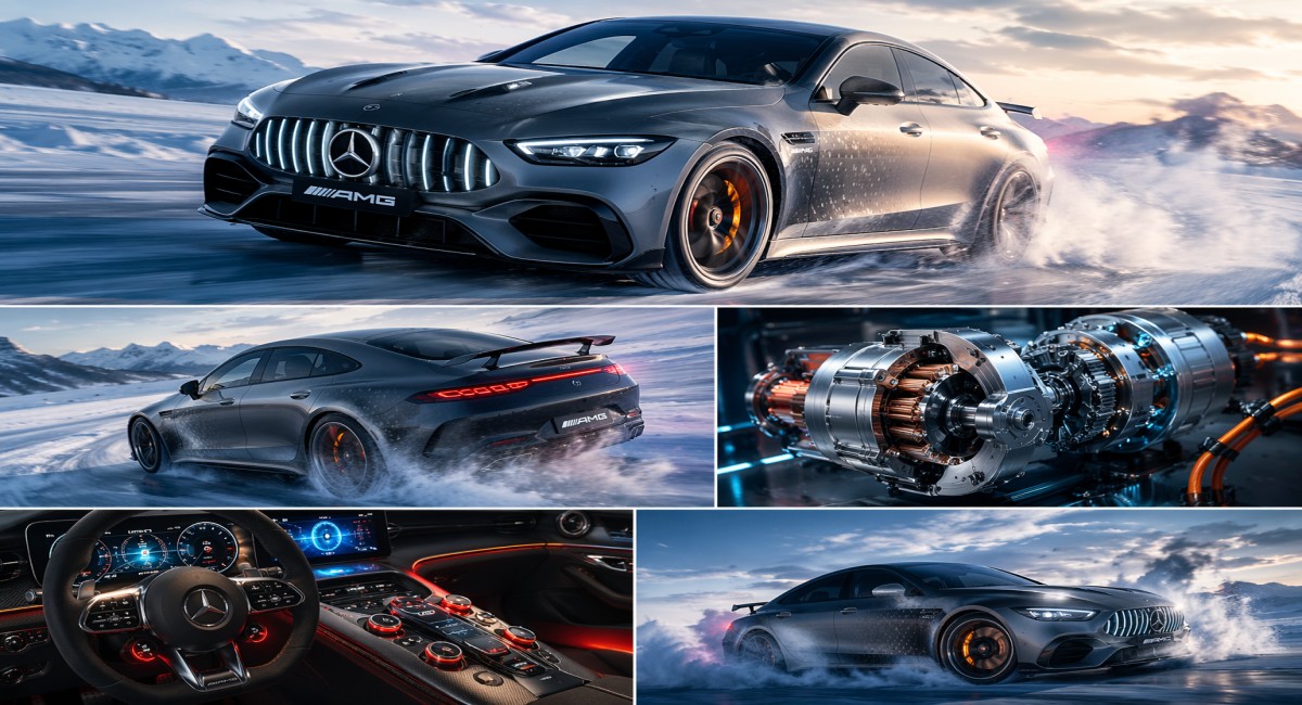 Mercedes-AMG Electric GT 4-Door Coupe A Wild EV That Drifts Like a V8 Beast
