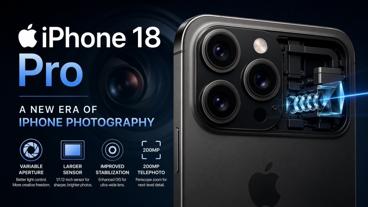 iPhone 18 Pro Camera Leak Apple’s Big Photography Upgrade Begins